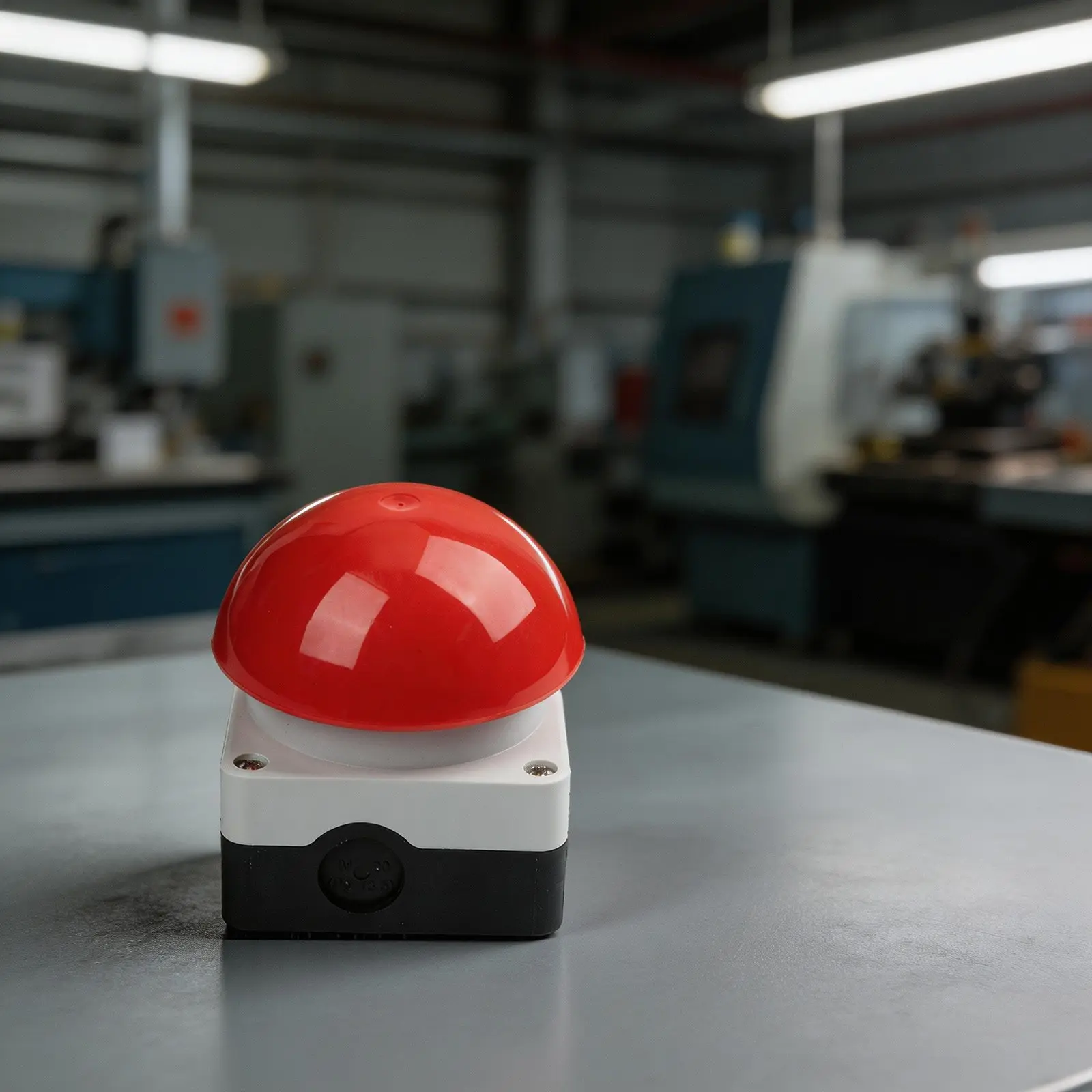 Robust Mushroom Head Safety Stop Button Switch with Operating Force 20 40N for Secure Activation in Industrial Machines