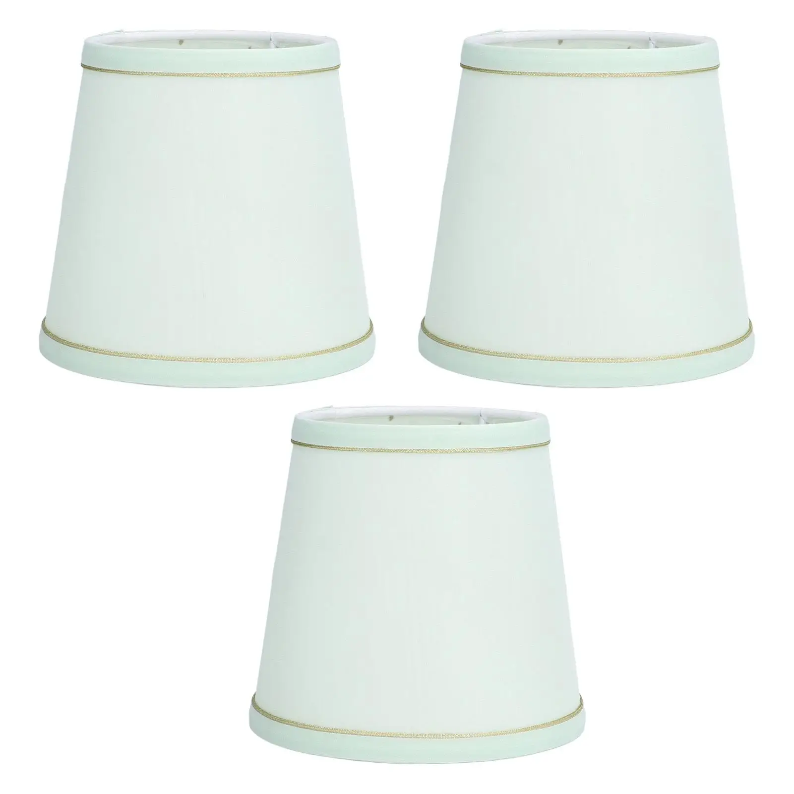 

3Pcs E14 Modern Fabric Lampshades for Chandelier, Table & Floor Lights - Stylish Home Bedroom Decor