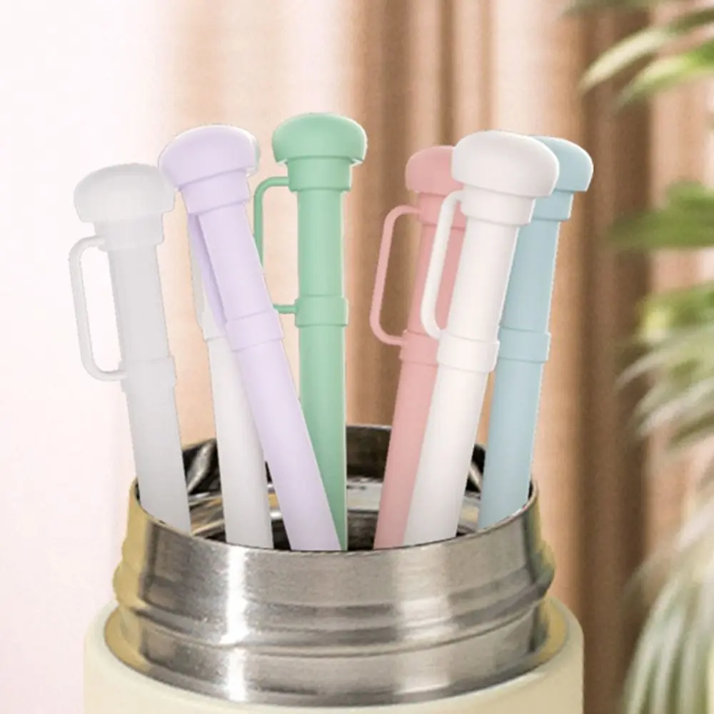 Reusable Silicone Straws With Straw Cover Large Diameter Straw Long Straw Party Supplies for 40 oz 30 oz Cup Tumbler