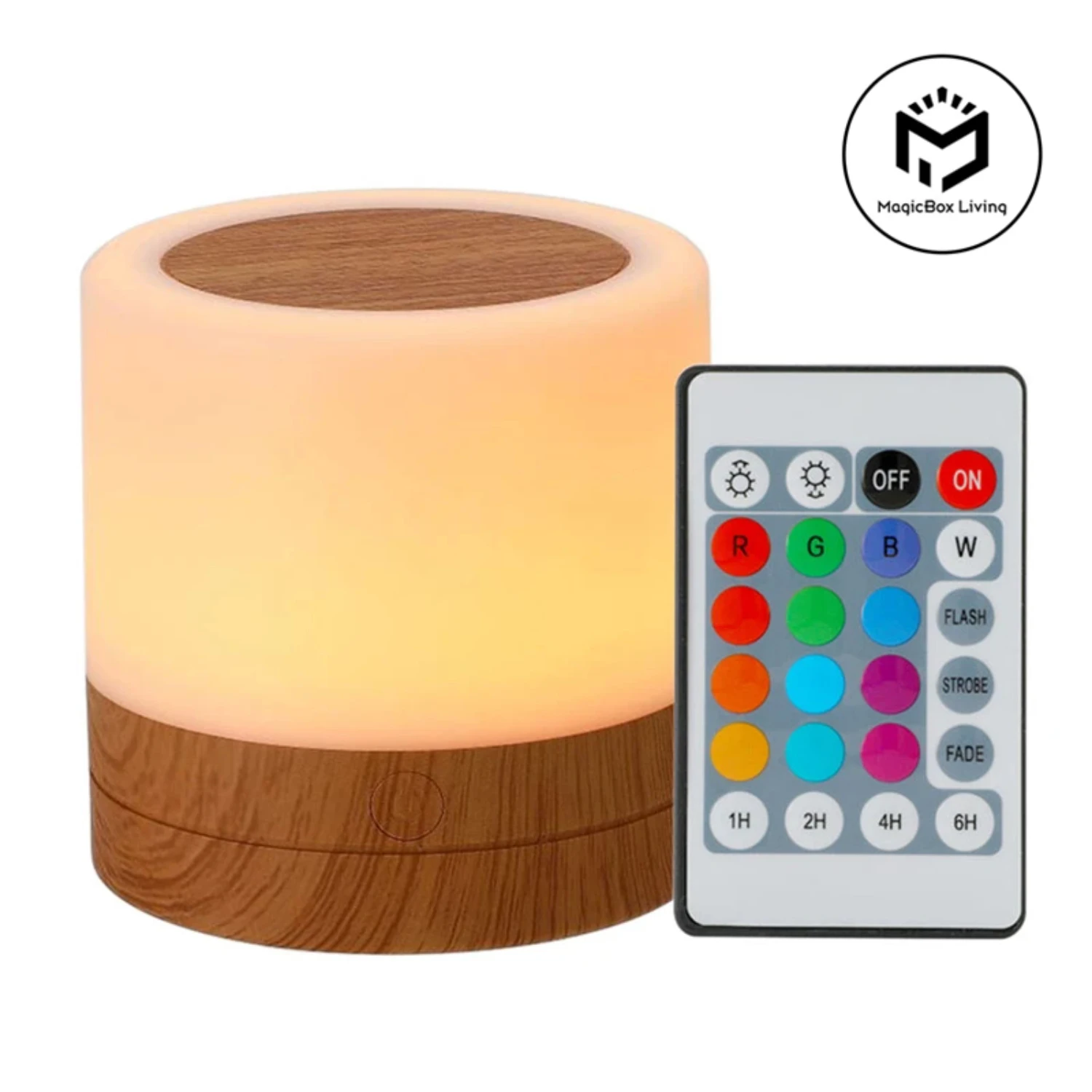 13 Color Remote Control Night Light USB Rechargeable  Lamp Portable Bedside Table Night Lamp Dimmable Desk Lamp Baby Love gift