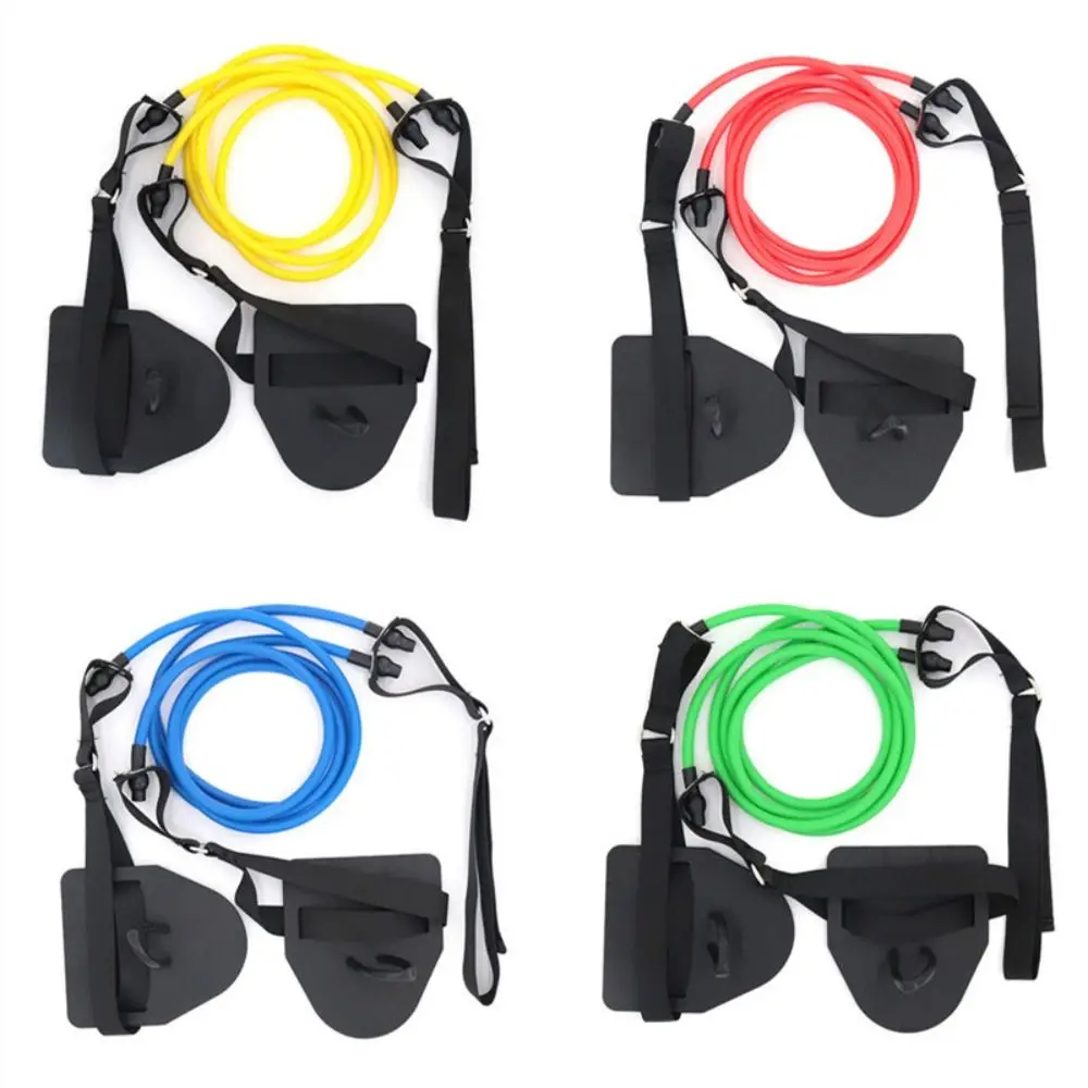 Stretch Pull Rope Muscle Training Fitness Resistance Bands Resistance Paddle Palm Swimming Trainer Arm Strength Trainer