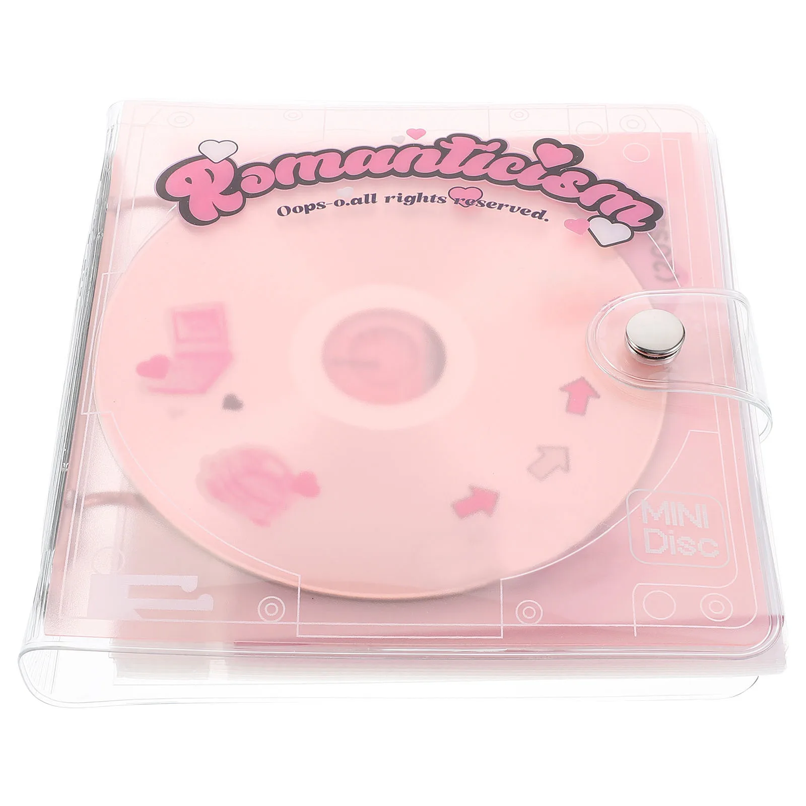 

Photo Storage Album Family Photos Scrapbook Mini Size Pink CD Kpop Card Binder PVC PP Material Picture Holder Romanticism Design