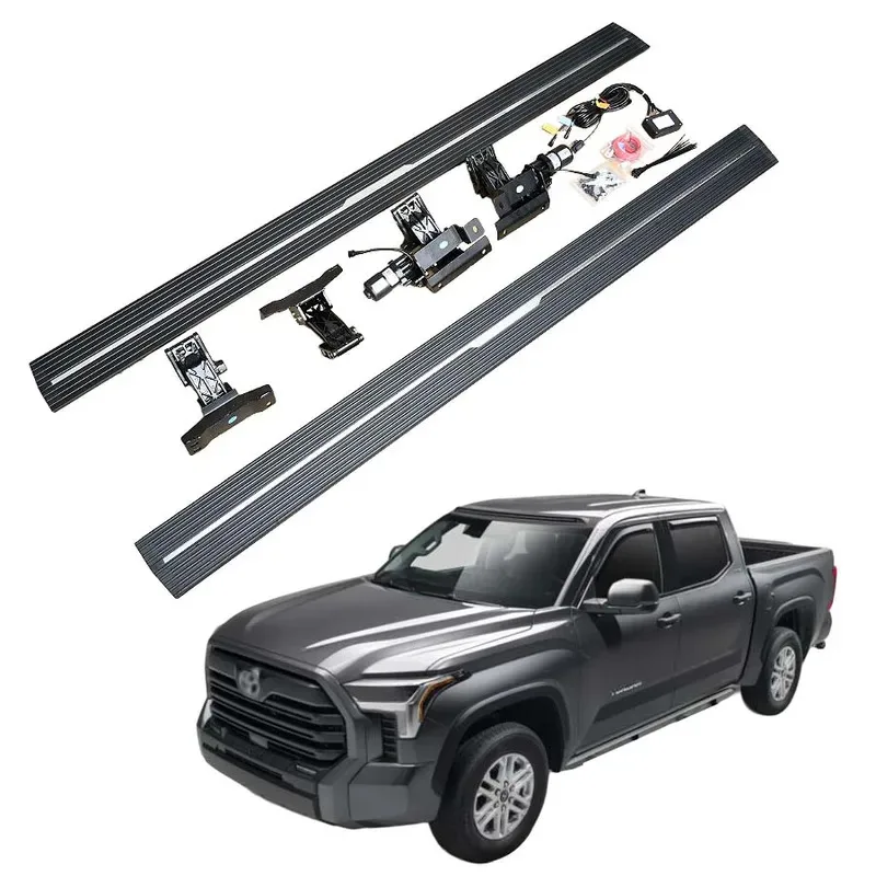 

In Stock Load-Bearing Automatic Electric Power Side Step Running Board for Tundra Crew Cab Pickup Truck 2022+