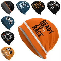 Custom Ready To Race Bonnet Hat Knit Hats Men Women Unisex Adult Enduro Cross Motocross Bike Warm Winter Skullies Beanies Caps