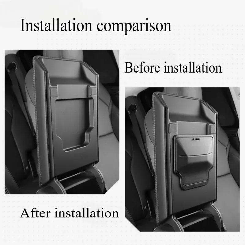 Armlehnen-Aufbewahrungsbox für Tesla Model Y YL Juniper Standard Model 3 2026 Highland Box Konsolen-Organizer Mittelkonsolen-Case – Detail 3