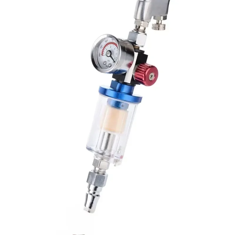 for High Pressure Air Compressor 1/4 Inch Straight Hose with Moisture Trap Filter Water Oil Separator Pneumatic Tool