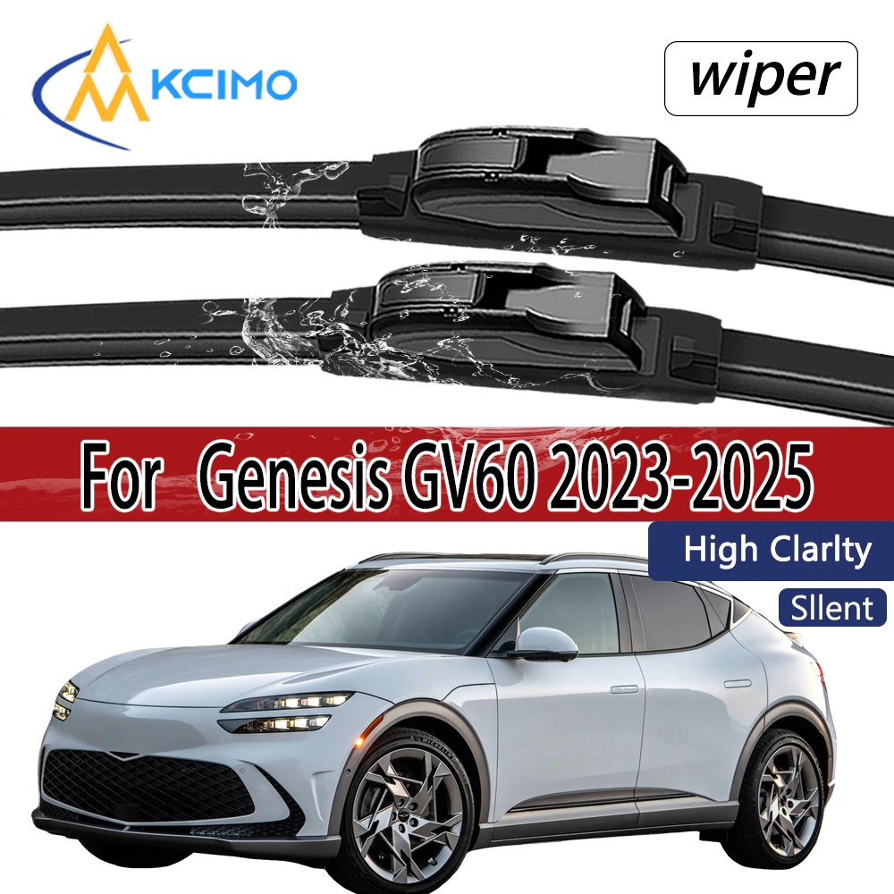 Für Genesis GV60 2023-2025 Frontscheibenwischerblätter 2 Stück Windschutzscheiben-Fenster-Zubehör