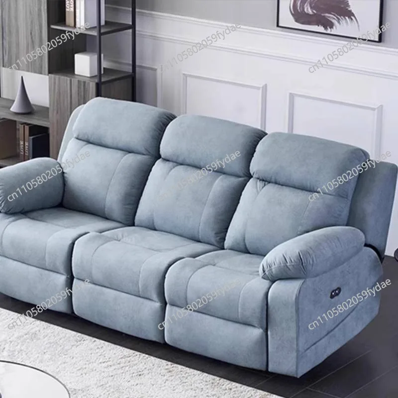 

Minimalist Blue Electric Recliner Sofa Multifunctional Electric Recliner Sofa Oversized Woonkamerbanken Furniture
