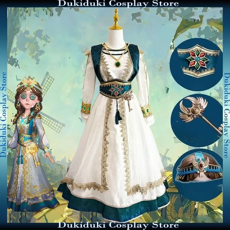 

Identity V Anne Lester Rare Cosplay Costume Halloween Terrifying Party Outfit Women Anime Role Play Game Suit Gorgeous Dress Set