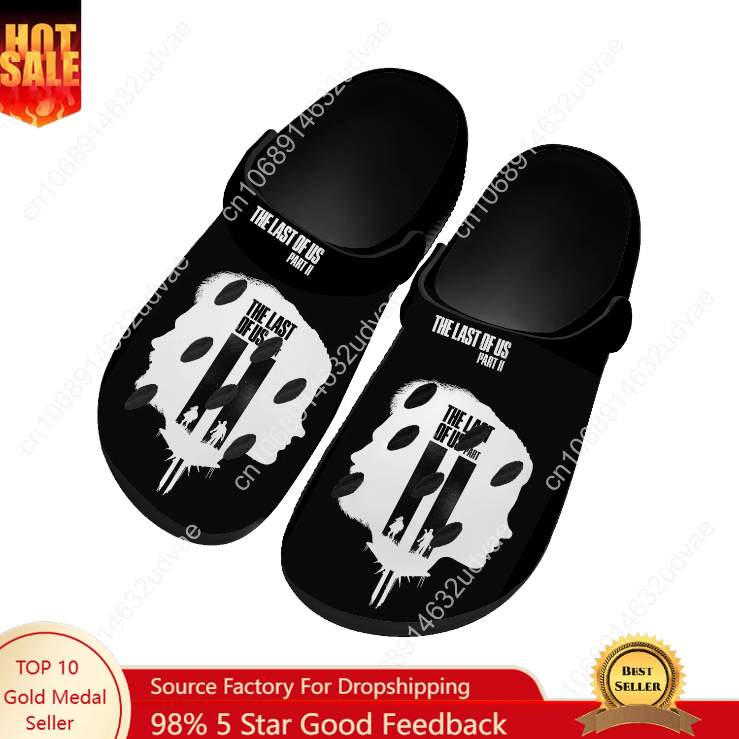 The Last of US Part II Water Shoes Men Women Teenager High Quality Home Garden Clogs Custom Sandals Breathable Hole Slippers
