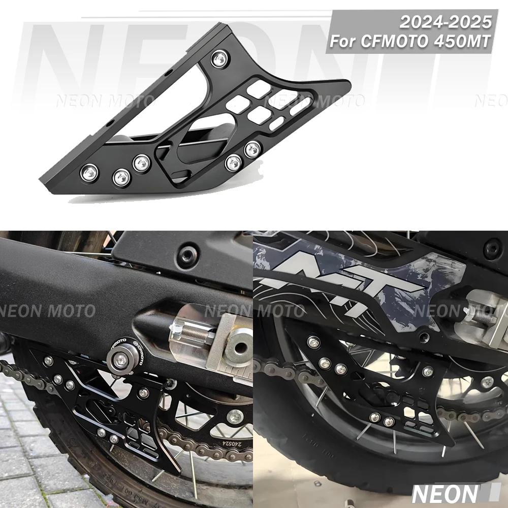 

For CFMOTO 450MT MT450 CF450 MT 450mt 2024 2025 Motorcycle Chain Swingarm Guide Slider Roller Guard Chian Protect Cover