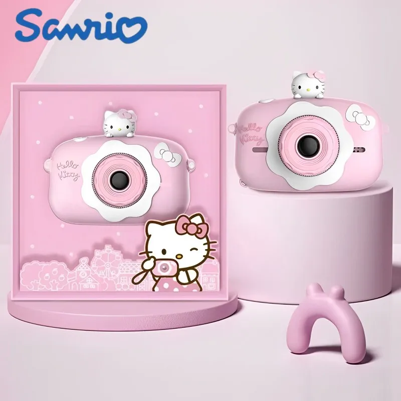 

4000w Pixels Kawaii Sanrio Hello Kitty Toy Camera Anime Figure Portable Photograph Music Game Camera Christmas Girl Toys Gift