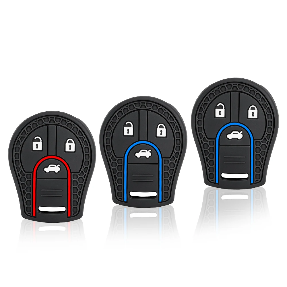 Auto Accessories Silicone Car Key Cover For Nissan Sylphy Cube Juke Rogue Micra Qashqai Altima Maxima Sentra Versa Transmiter