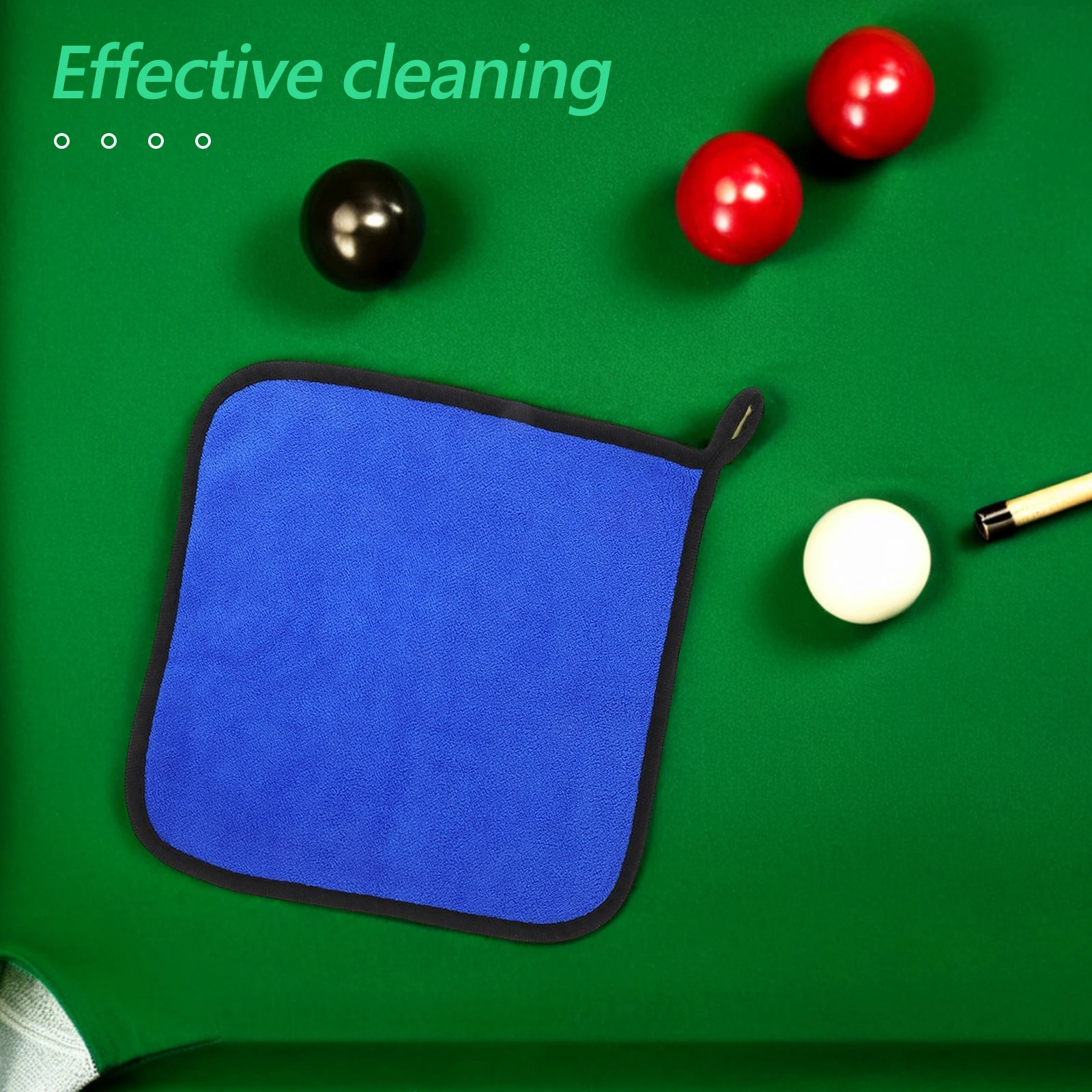 

5 Pcs Pool Cue Cleaning Cloth Shaft Microfiber Towel Non-stick Oil Table Cleaner Snooker Pole for Cues Accessories