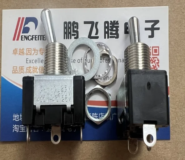 1PCS ET115D12-Z 3 pin 2nd gear power supply changeover switch button shakes its head