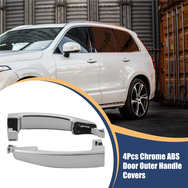 

Efficientt-4Pcs Chrome ABS Door Outer Handle Covers For Captiva Sport/Aveo/Saturn Vue 96468254 96468266 96468266