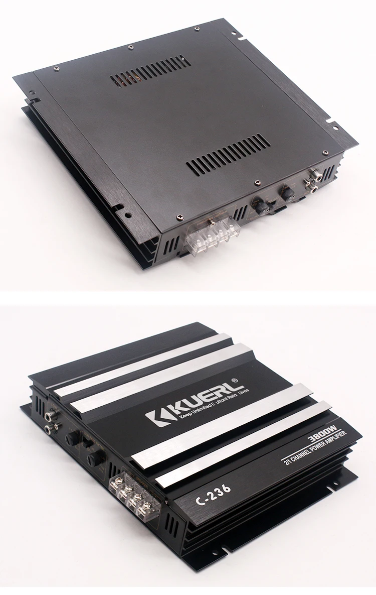 hot model Class AB K-236 Manufacturer Direct Sales Big Power Sound System Aluminum Alloy Amplifier Car Audio Subwoofer Amplifier