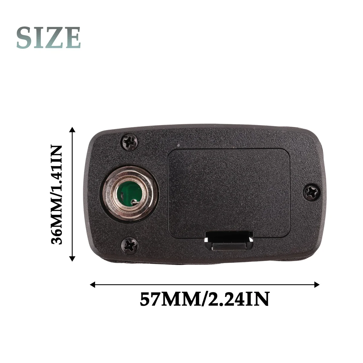 ABS 9V ギターピックアップバッテリーケースボックスエレクトリックアコースティックギターベース収納カバー交換用