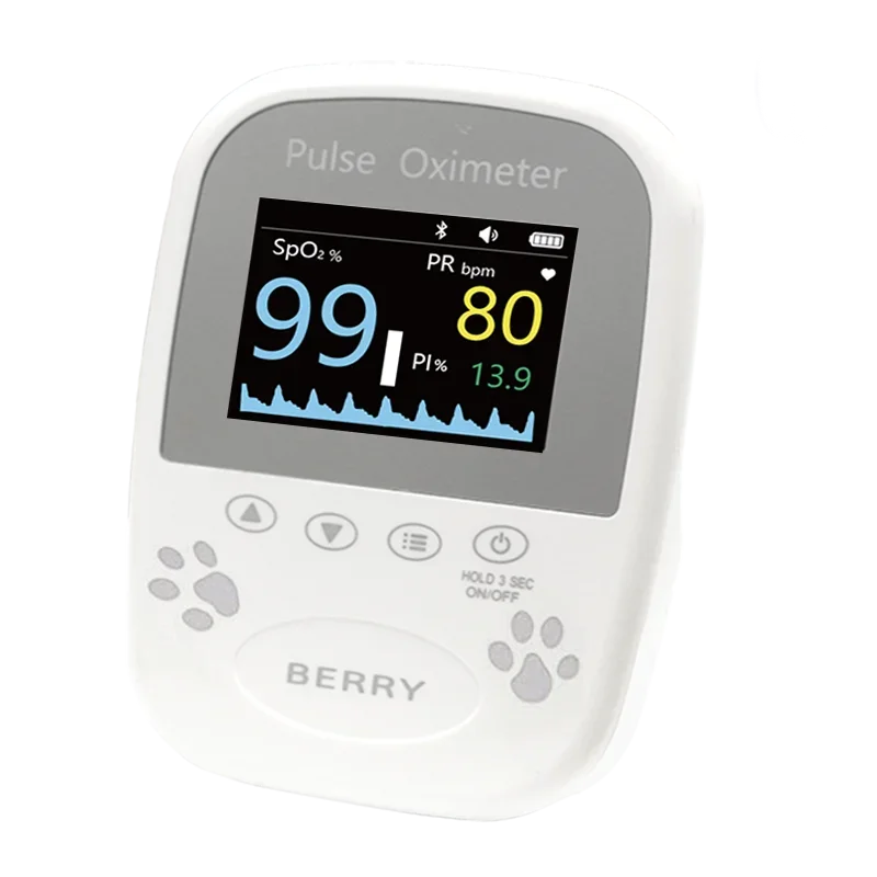 RTS01Handheld Vet Pulse Oximeter Animal Hospital Use Pulse Oximeter Diagnosis &  Small Animal Veterinary for Pet