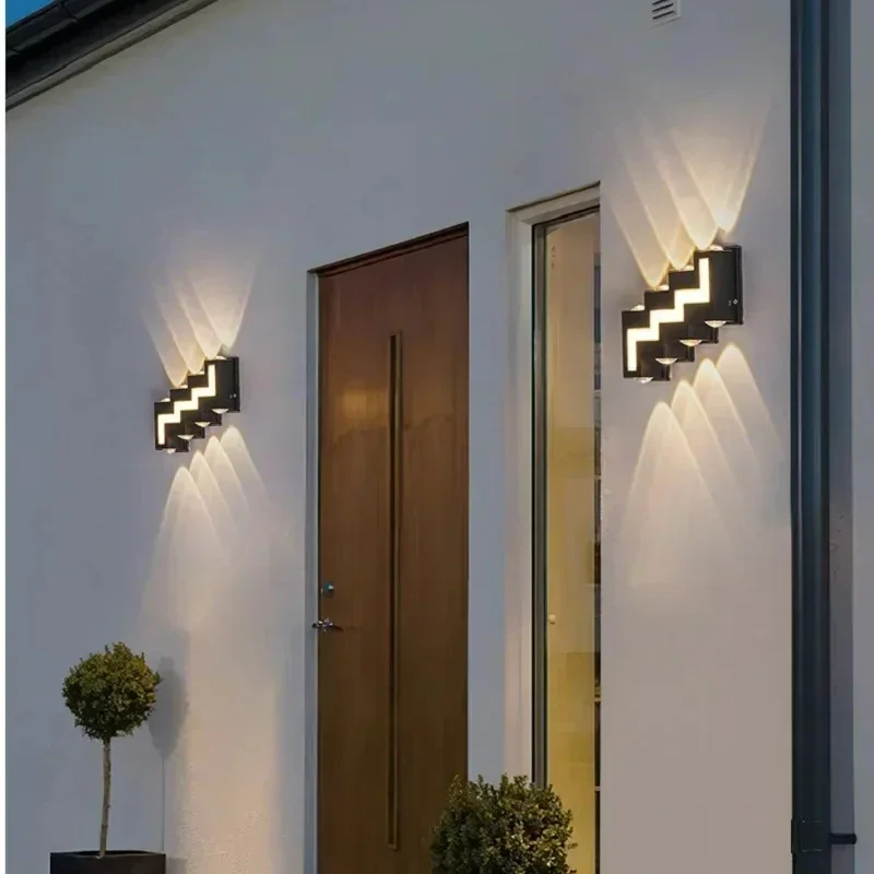 

Waterproof Outdoor Wall Light with Creative Design and High-quality Aluminum for Garden Porch Home Wall Lighting