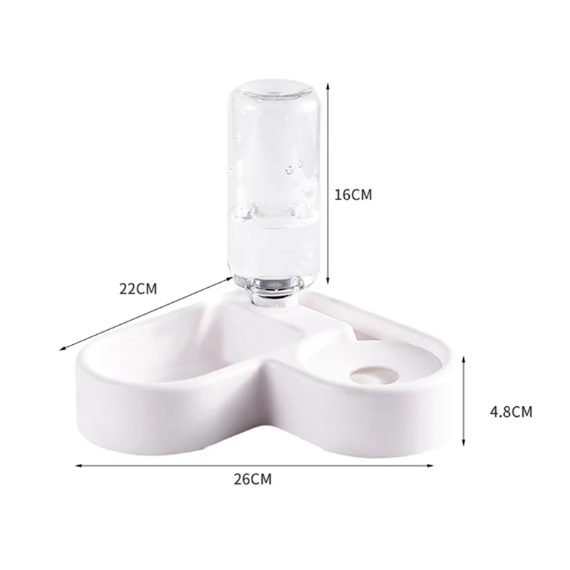 Automatic Pet Drinking & Feeding Bowl – Dual-Use Moisture-Proof 6