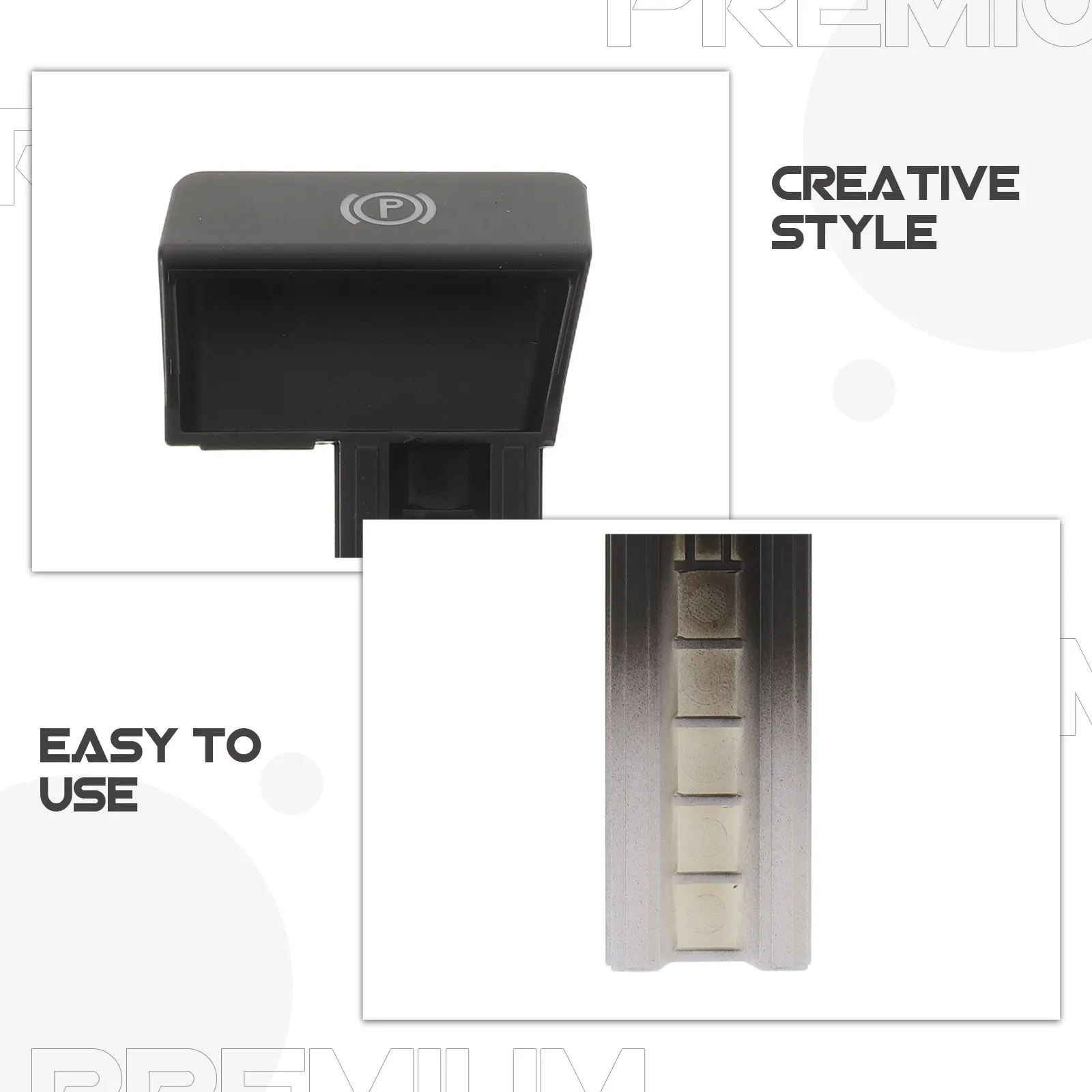 Car Parking Brake Release Handle Manual Left Drive Handbrake Lever Replacement Emergency Brake Lever Handle Repair