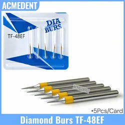 Dental TF-48EF Diamond Burs DIA BURS Interproximal Enamel Reduction IPR Drill Veneer Gap Dentistry Tools 5Pcs/Card