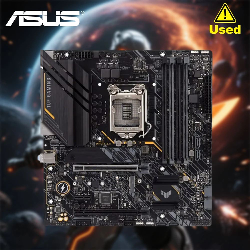 

ASUS TUF GAMING B560M-E Intel B560 DDR4 LGA 1200 Micro ATX Motherboard