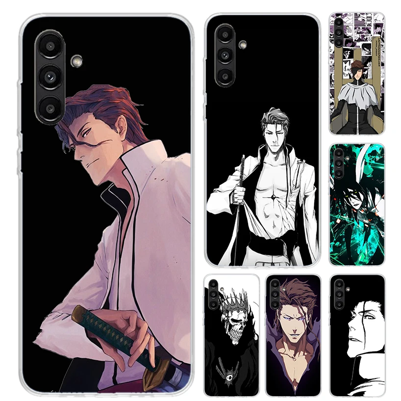 Bleach Aizen Sousuke Phone Case for Samsung Galaxy A15 A25 A35 A55 A14 A24 A34 A13 A53 A12 A52S A23 A33 A24 A34 A03S A04S A02S A