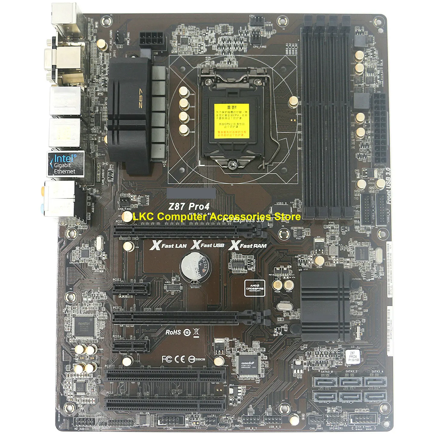 

Материнская плата ASROCK Z87 Pro4, Z87 ATX, DDR3, LGA 1150, 32 ГБ, поддержка ATX, i7-4770, i5-4670, i5-4570, 100% протестировано.