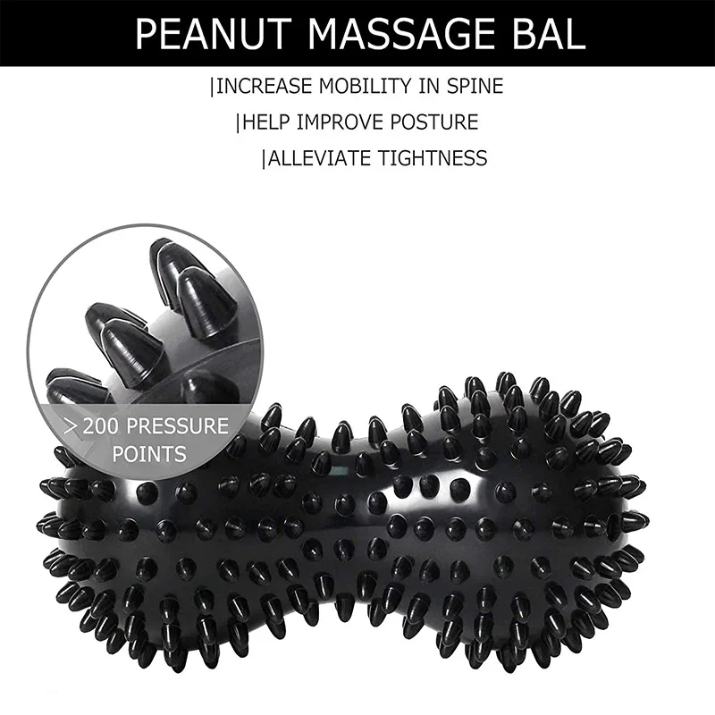 Foot Massage Ball Back Shoulder Peanut Foot Massager Plantar Fasciitis All Over Body Plantar Deep Tissue Muscle Therapy Strength