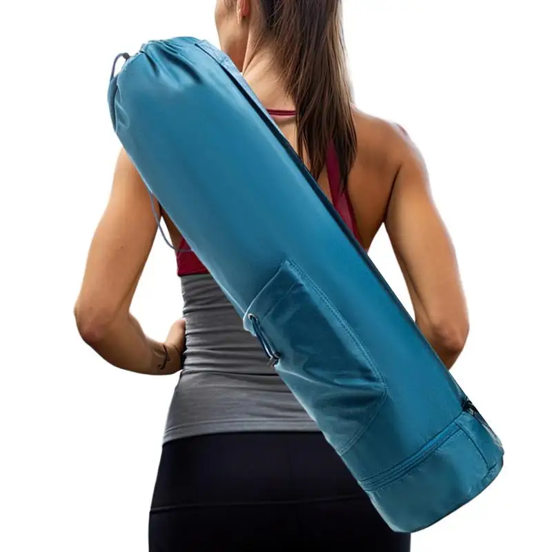 Yoga Exercise Mat Bag Yoga Mat Storage Shoulder Bag With Drawstring Fitness Equipment Organization Travel Yoga Gym Bag For Women