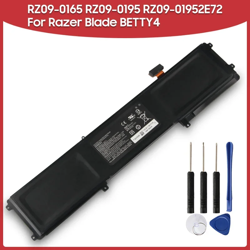 Replacement Battery Betty4 RZ09-0165 For Razer Blade RZ09-0165 RZ09-0195 RZ09-01952E72 6160mAh