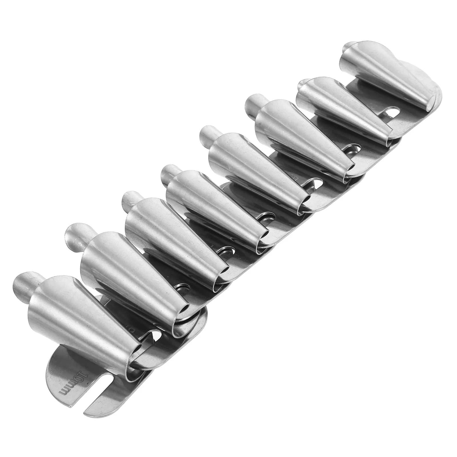 

8Pcs Universal Sewing Machine Rolled Hemmer Presser Foot Set Spiral Hemming Tools Compatible with Old and Industrial Machines