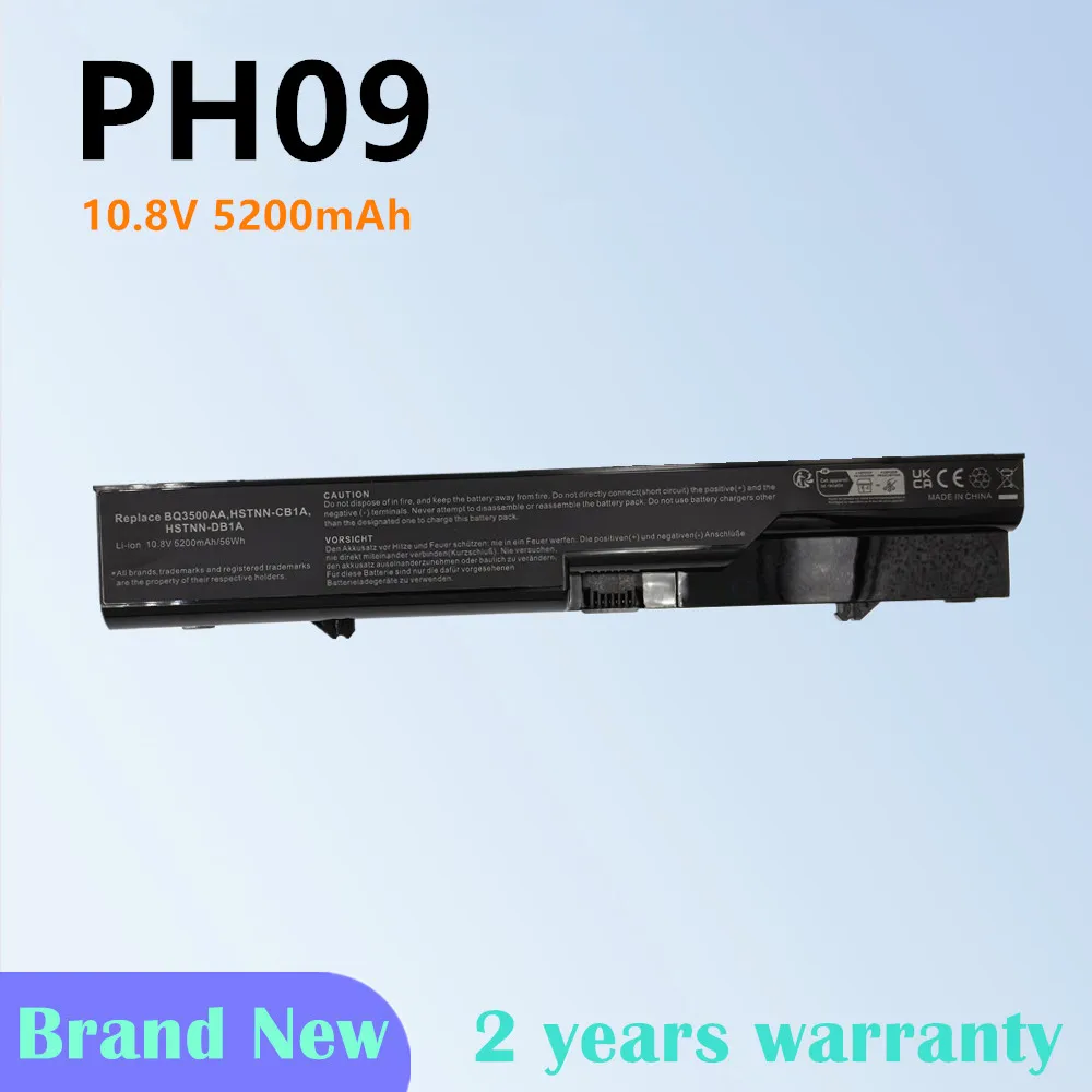 Batería para portátil HSTNN-Q78C HSTNN-Q81C para HP ProBook 4320s 4320t 4321s 4325s 4326s 4420s 4421s 4425s 4520s 4525s 4720s PH06 PH09