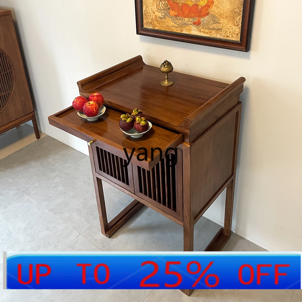 

Ltt new Chinese-style Guanyin table Solid wood household worship Mingshangxiang Buddha table