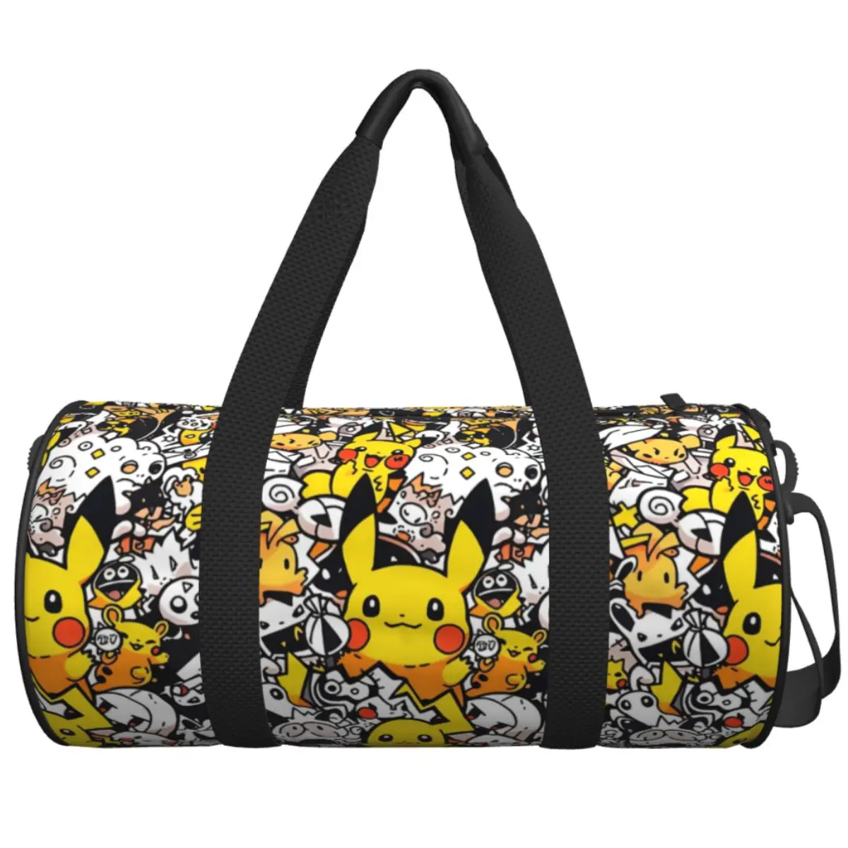 

Men's Travel Bag P-Pokemons Anime Print Gym Bag Large Capacity Cartoon Outdoor Design Handbag Cute Swimming Sports Bag