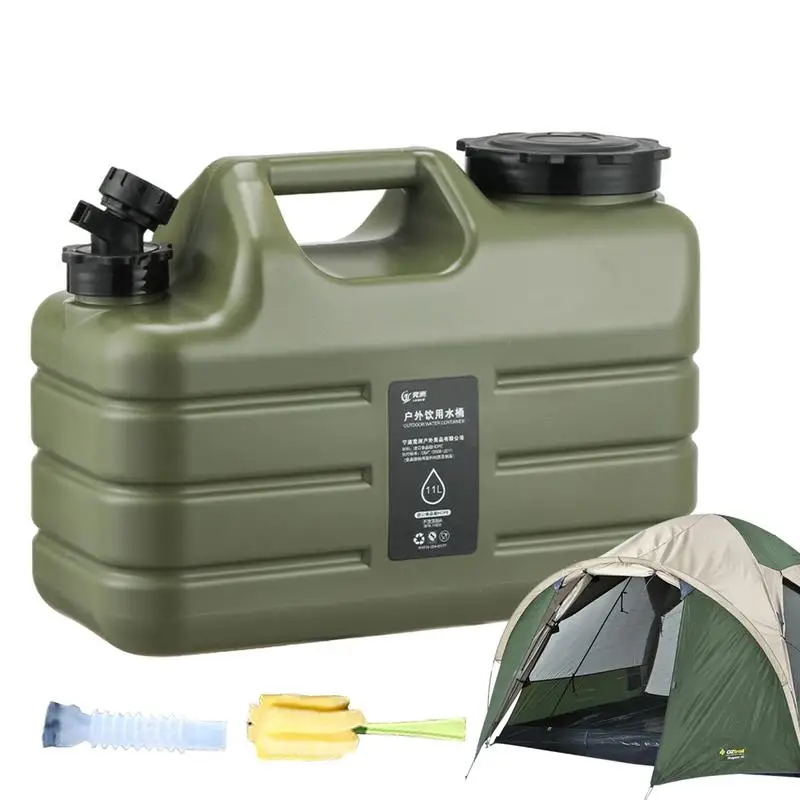 

Camping Water Container 11L Jug With Tap For Drinking Water Storage Large Capacity Drinking Water Barrel For RV Picnic Campsite