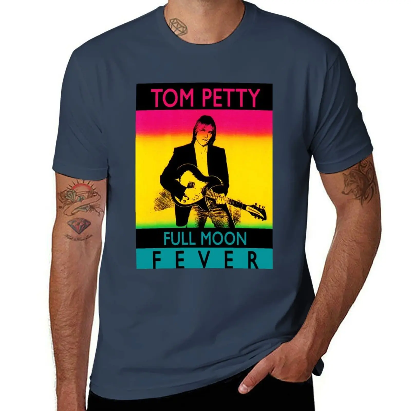 

tom full moon fever tour 2022 lawang T-Shirt t shirts for man graphic vintage t shirt man plain T-Shirt