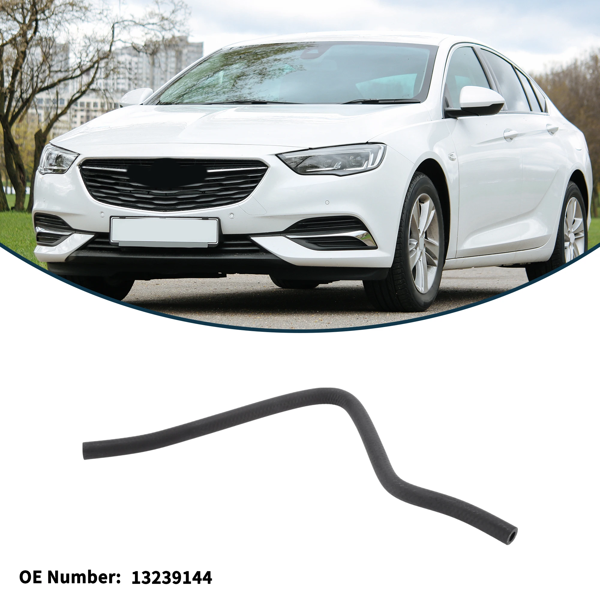 Mangueira do aquecedor da mangueira do radiador Motoforti No.13239144 para Opel Insignia A 08-17 Mangueira de refrigeração de borracha preta 1 peça