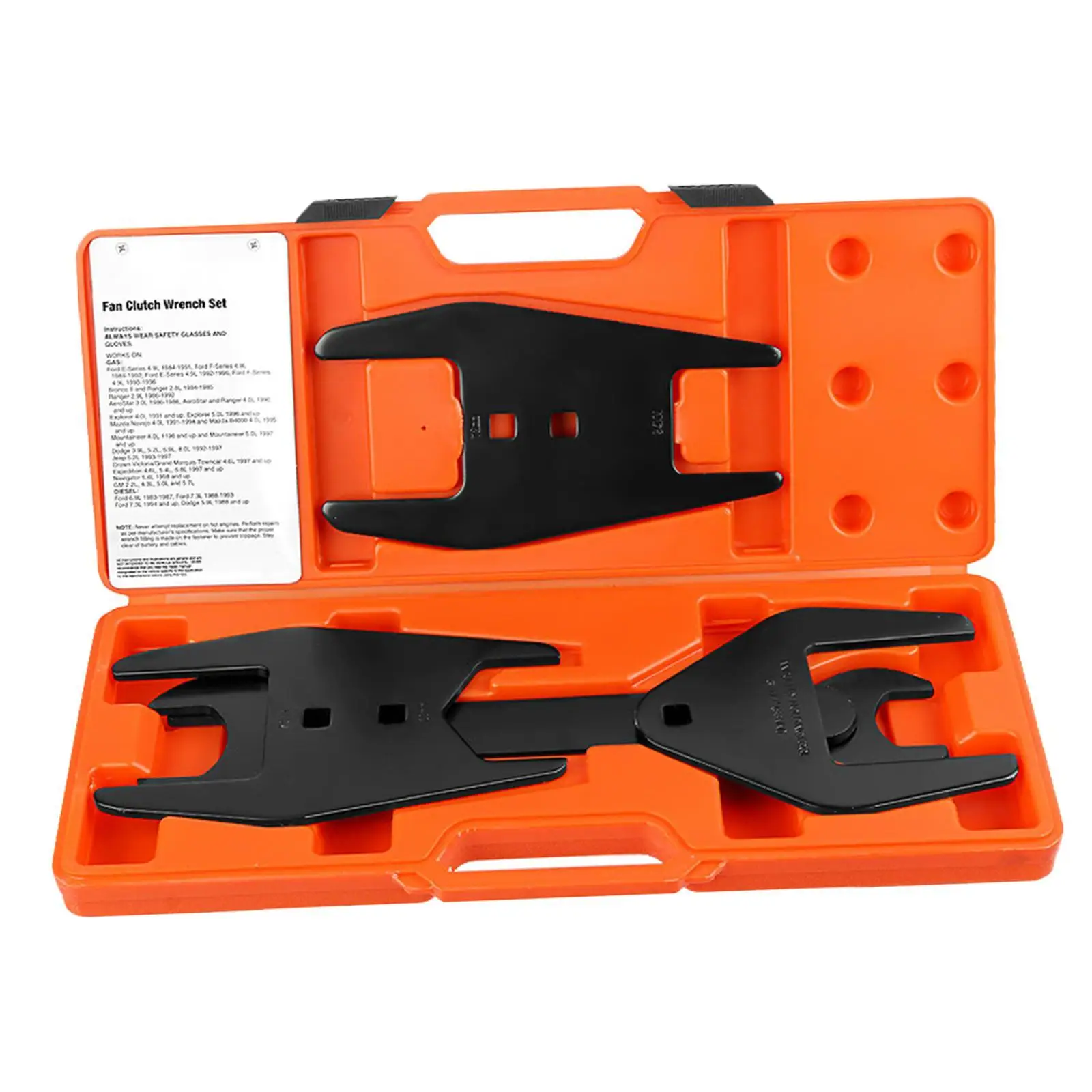

Fan Clutch Repair Spanner Kit Fans Installer Kit 5Pcs Wide Application Automobile Clutch Remover for 3.9, 5.2, 5.9, 8.0