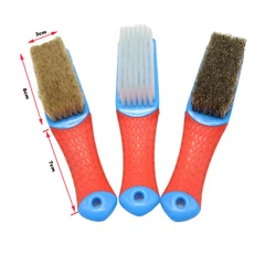 Boar Bristle Wood Handle Brush Car Tire Paint Glass Exterior Interior Detailing Brushes Shine Clean Detail Car Wash Accessories