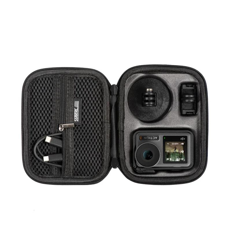 حقيبة صلبة صغيرة محمولة مقاومة للصدمات من البولي يوريثان ، ملحقات الكاميرا الرياضية ، DJI Osmo العمل 5 Pro ، العمل 3 ، 4