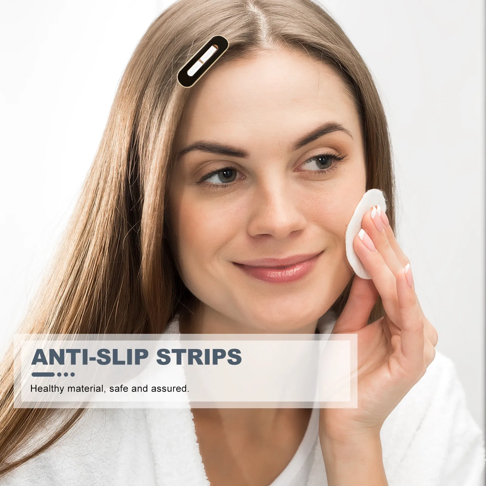 

100 шт. силиконовых противоскользящих полосок для заколок, портативные аксессуары для волос, принадлежности для заколок DIY