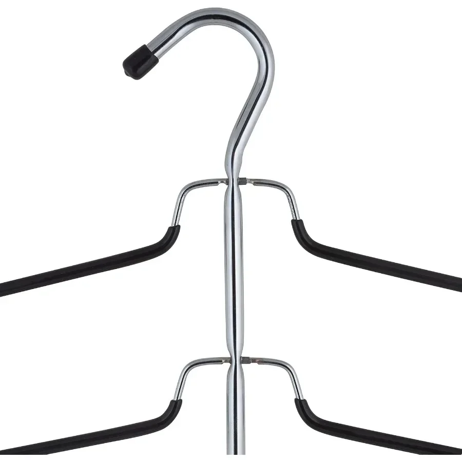 ชั้นวางเสื้อโครเมียม 6 ชั้น ประหยัดพื้นที่ - ตัวจัดระเบียบตู้เสื้อผ้าสำหรับสำนักงาน หอพัก ห้องนอน จัดเก็บและโชว์เสื้อผ้า