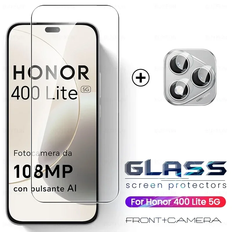 واقي شاشة 2To1 9H من الزجاج المقسى لهاتف Honor 400 Lite 5G زجاج Honar Honer 400Lite زجاج الكاميرا الخفيف على Honor400Lite 2025 #1