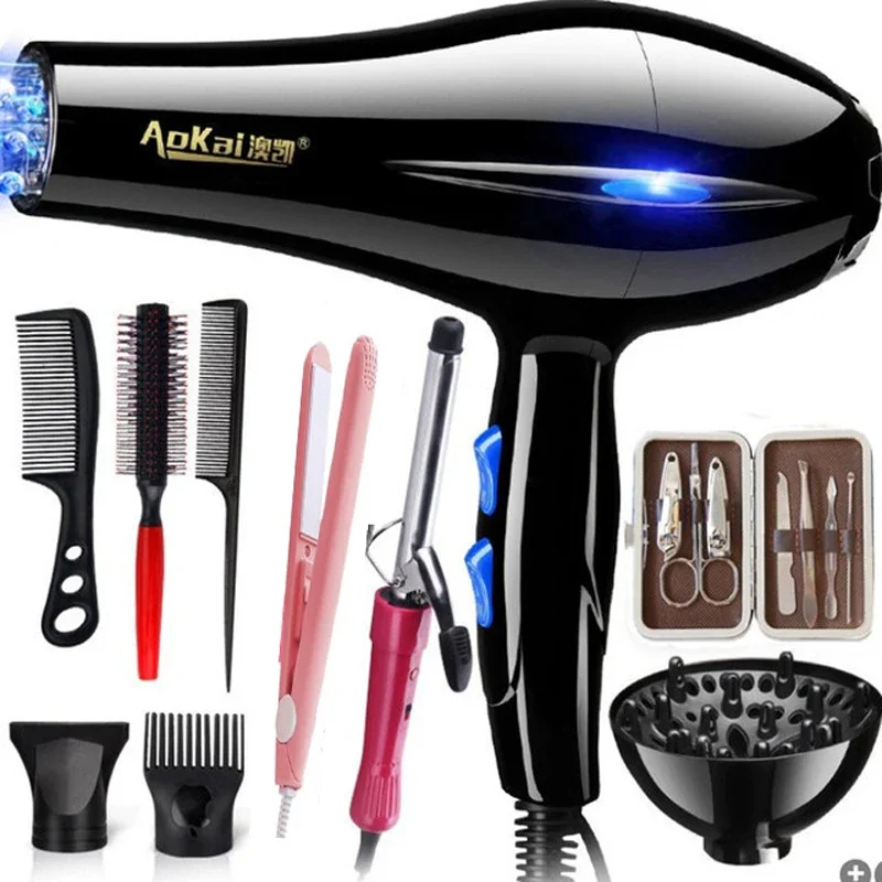 2200W High Power Electric Hair Dryer for Salon & Home Use with EU Plug