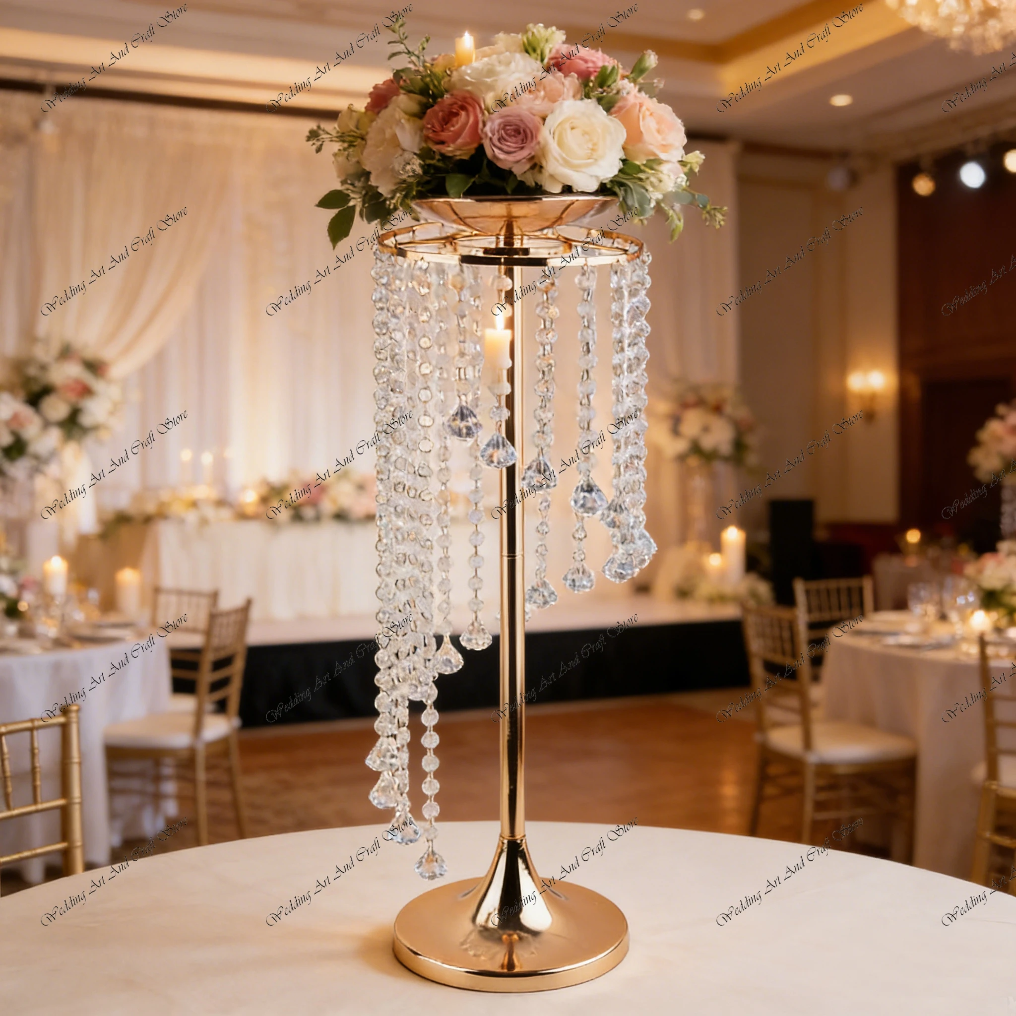 

10 шт. F30, 70-120 см, высокие подставки для цветов, золотые центральные элементы для свадебного стола, металлические подсвечники для свадебного декора, ivy831