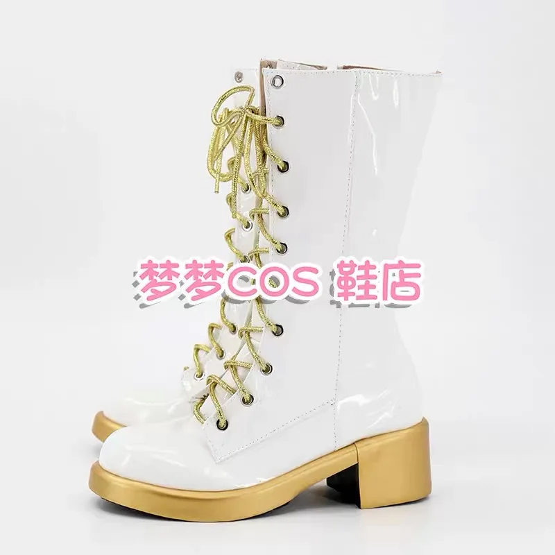 Buty K-Pop Demon Hunters Zoey Mira Rumi Czarne Złote Idol Film Cosplay dla Dziewczyn na Imprezę, Do Odgrywania Ról, Buty Sceniczne