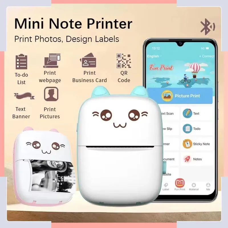 Mini Thermal Printe…
